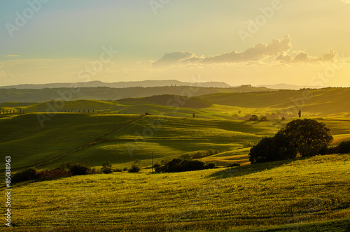 Tuscany hills. Italy. May.
