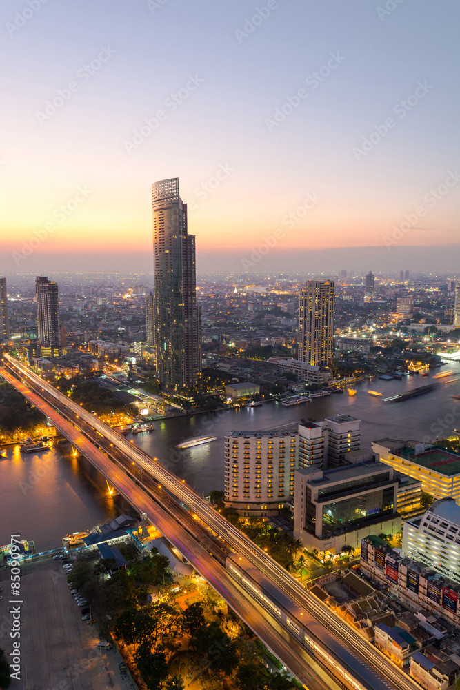 Bangkok City Chao Phraya River