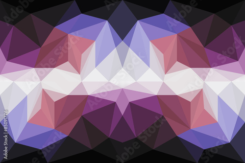 Colorful polygon Abstract background