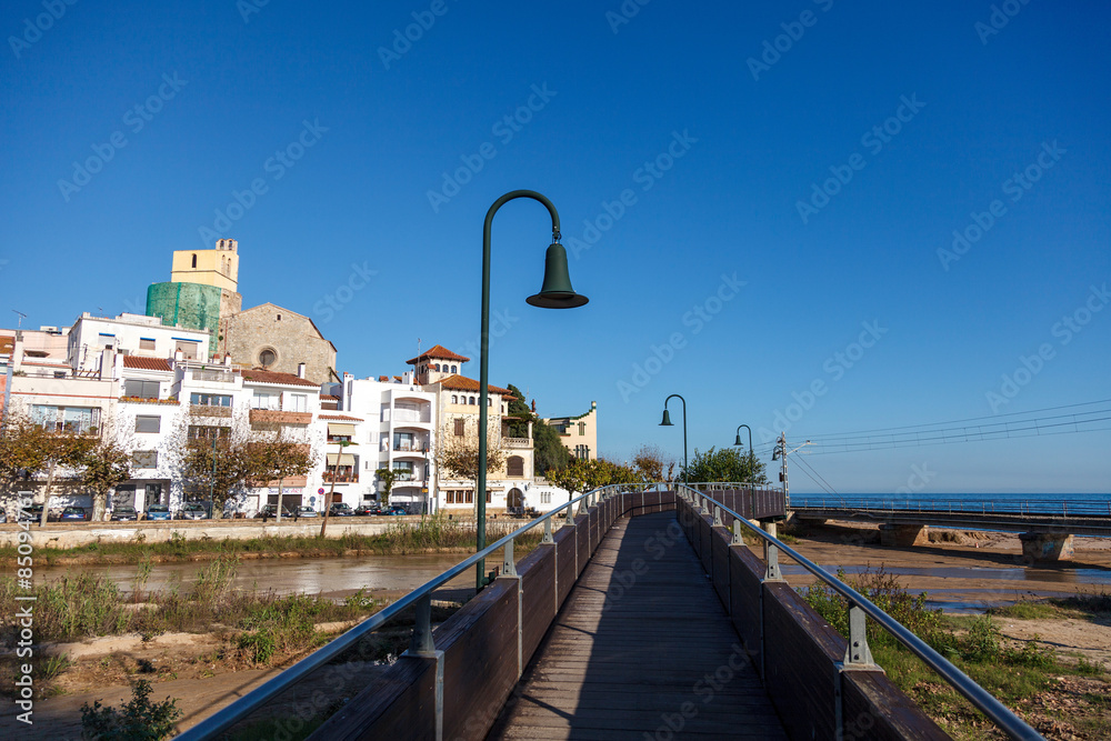 City of San Pol de Mar in Catalonia