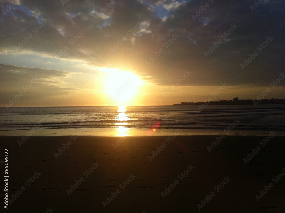 Obraz premium Sunset on ocean