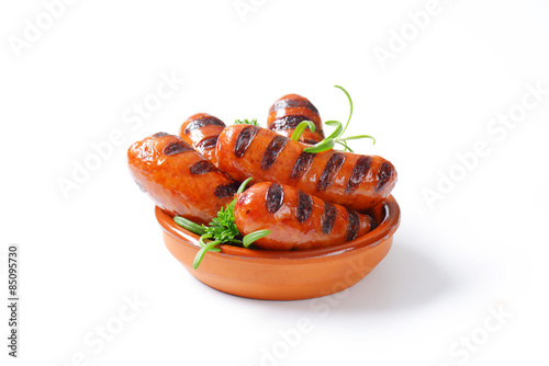 grilled sausages photo