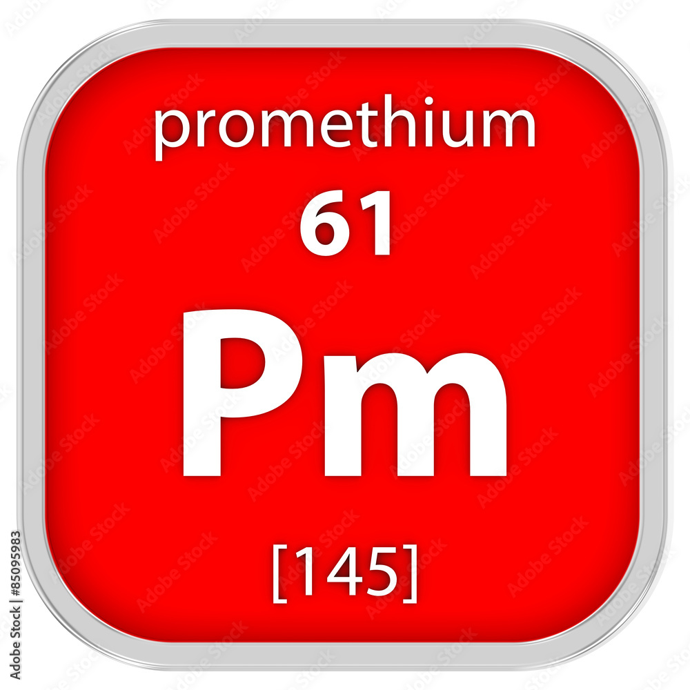 Promethium material sign