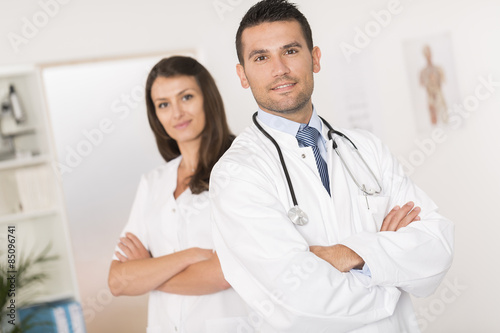 Doctor with nurse