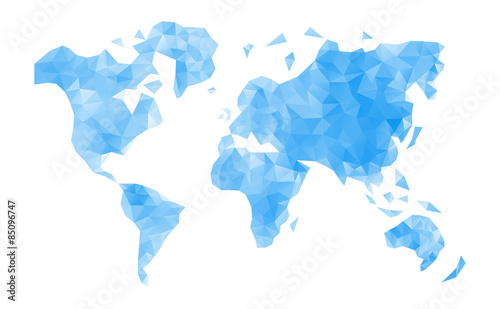 Fototapeta Naklejka Na Ścianę i Meble -  World map Vector