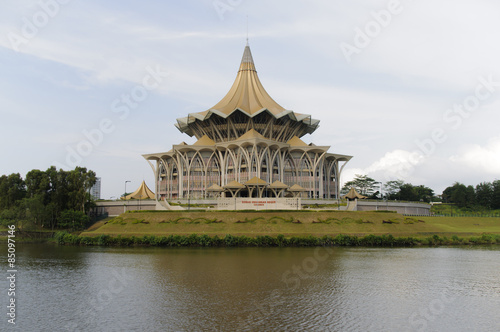 Parlamentsgebaeude in Kuching