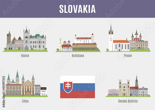 Canvas Print Cities in Slovakia