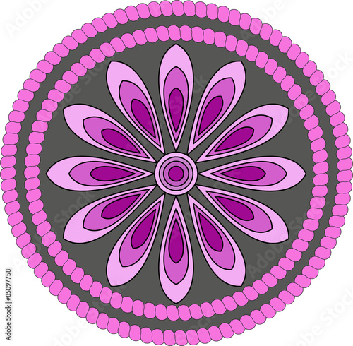 Vector violet abstract illustration