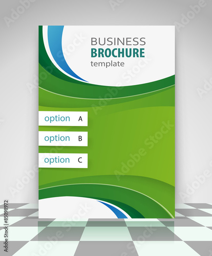 Green business background