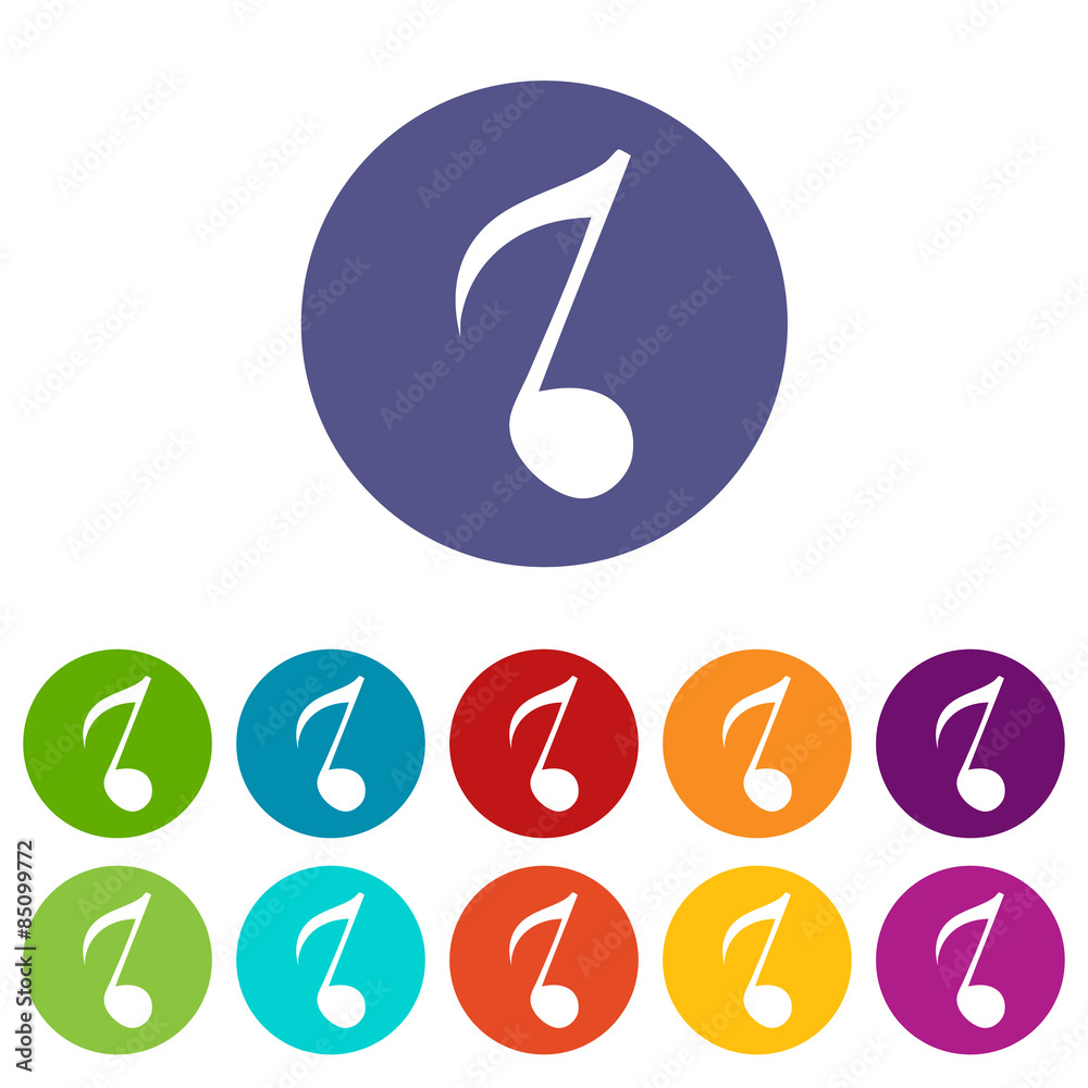 Note web flat icon Note web flat icon