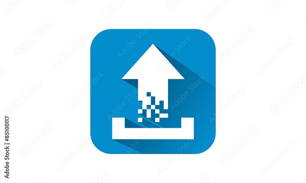 Upload Button Icon Vector Design Upload Button Icon Vector Design