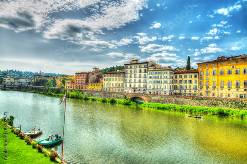 cloudy sky over Arno river in Florence © Gabriele Maltinti