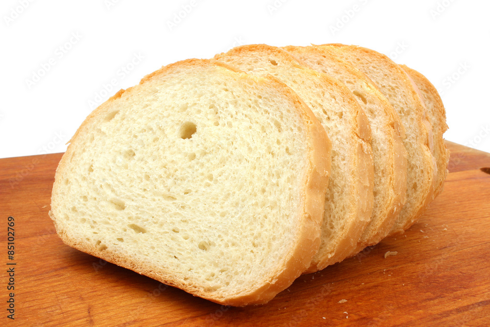 Fresh white bread