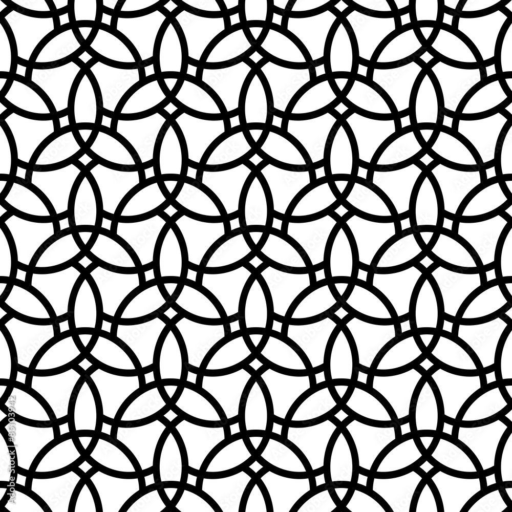 Naklejka premium Geometric Seamless Vector Pattern