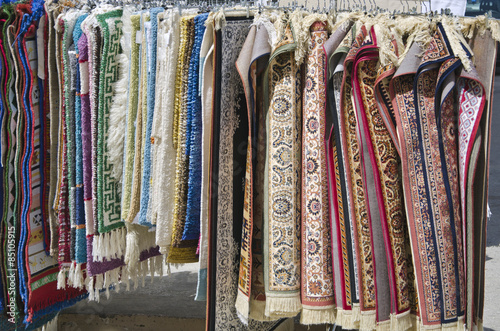 Wallpaper Mural small various carpets in market, Greece Torontodigital.ca