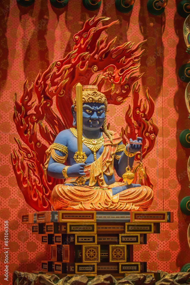 The Lord Buddha in Chinese Buddha Tooth Relic Temple, Singapore The Lord Buddha in Chinese Buddha Tooth Relic Temple, Singapore