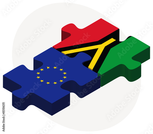 European Union and Vanuatu Flags