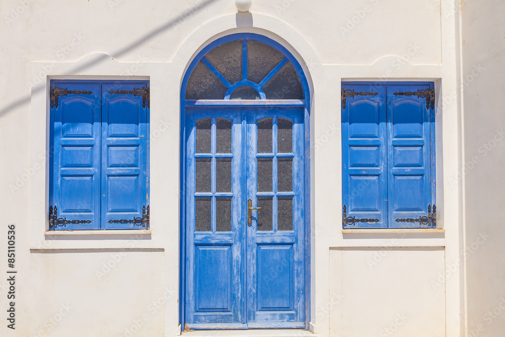 Obraz premium Greek house facade