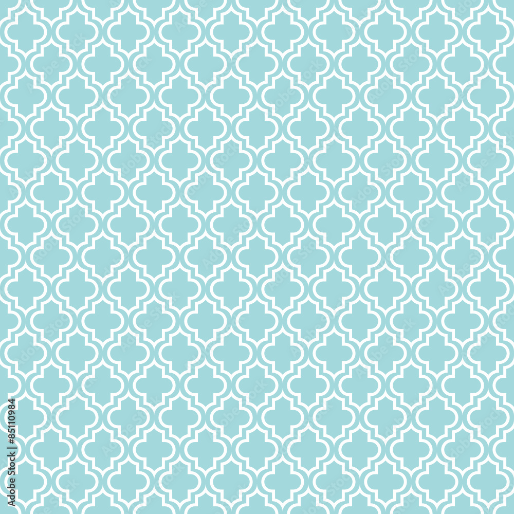 Retro Seamless Pattern Oriental Turquoise Retro Seamless Pattern Oriental Turquoise