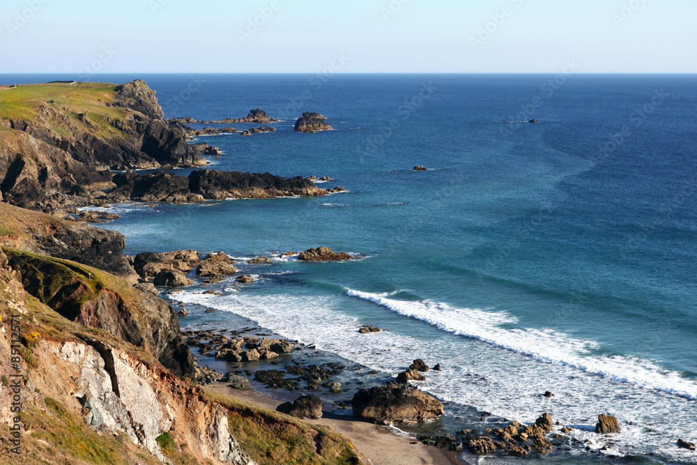 Cornwall coast UK