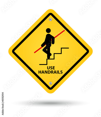 handrail sign