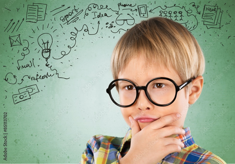 Obraz premium Brain, kid, child.