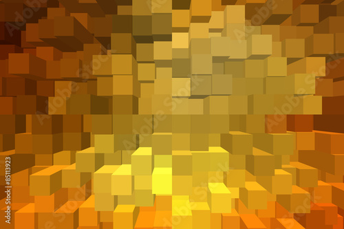 Abstract 3D block background