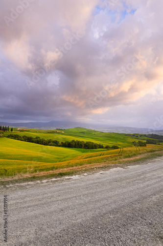 Tuscany hills. Italy. May.