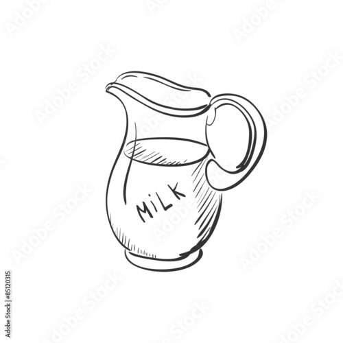 doodle jug of milk