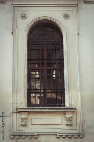 Old window with bars