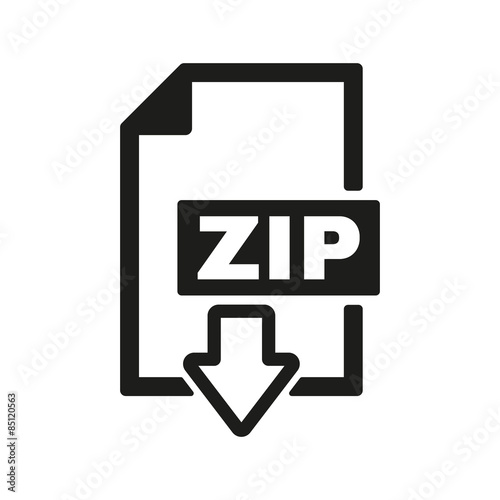 The ZIP file icon. Archive and compressed symbol