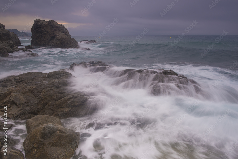 Seascape in Costa brava