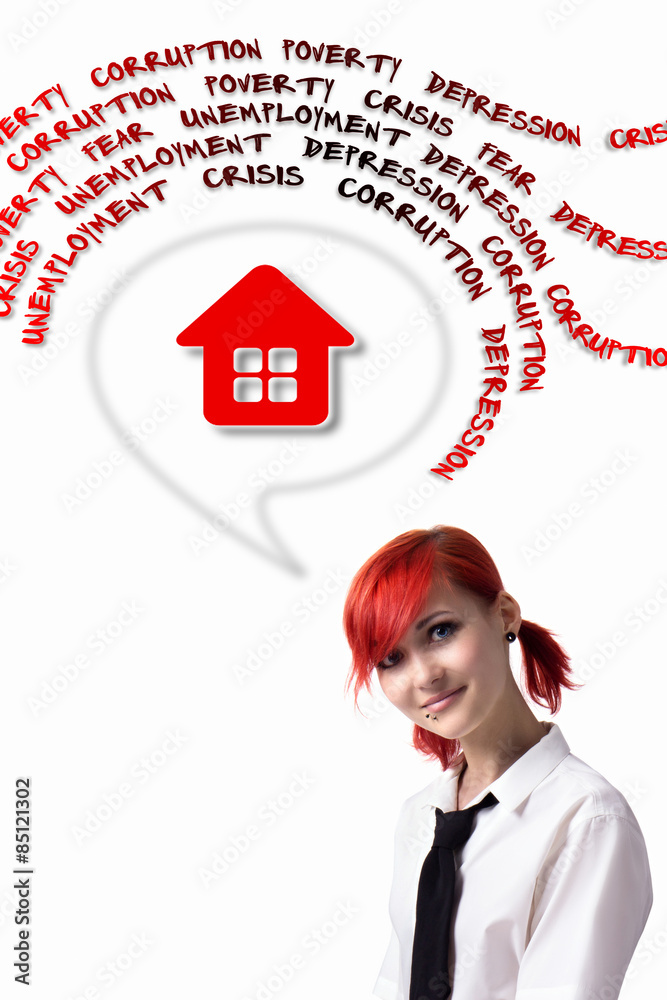 She dreams of your own home She dreams of your own home