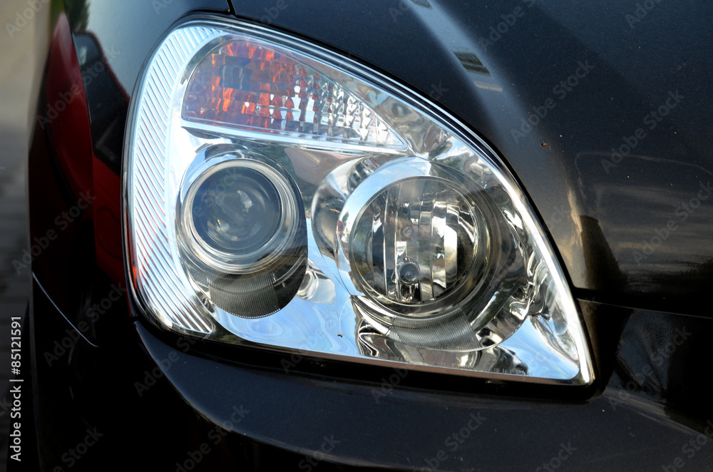 Car headlamp reflector