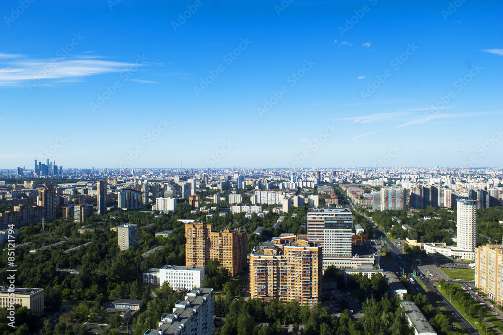 Landscape Moscow city, Moscow, Russia
