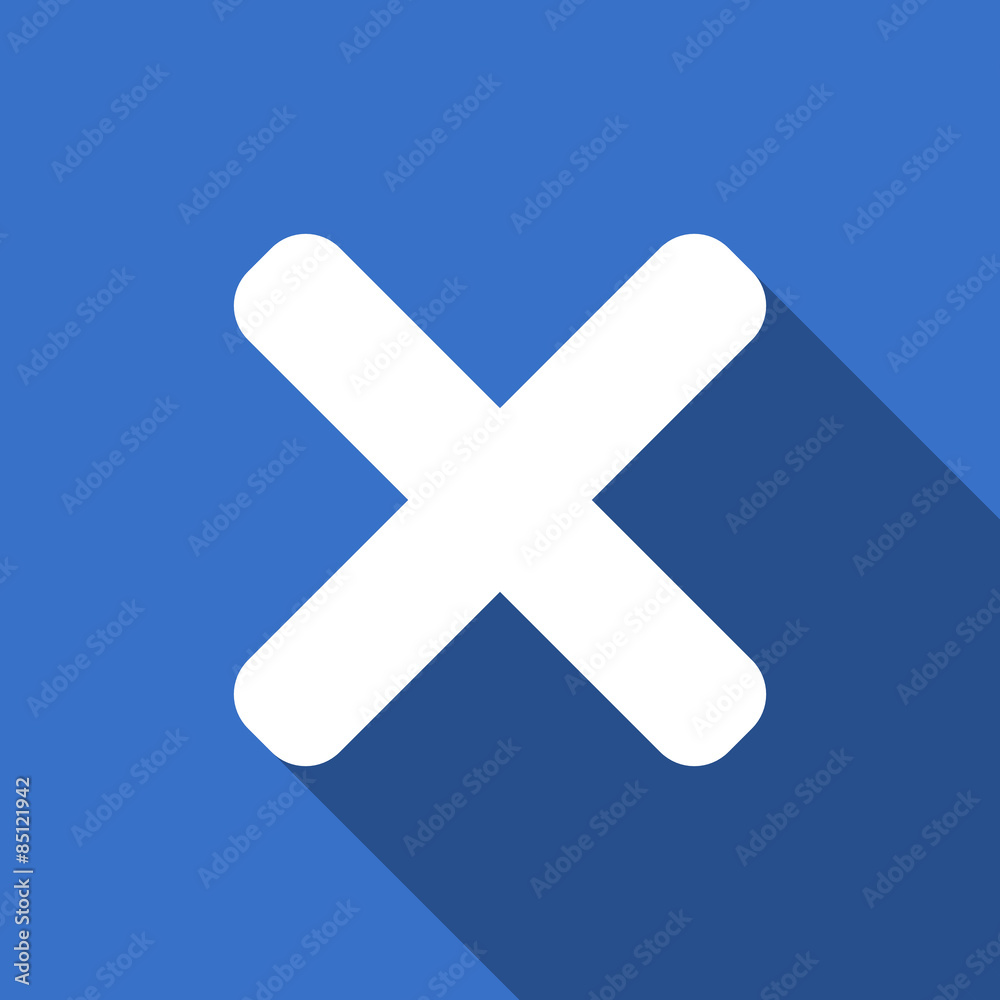cancel flat icon x sign cancel flat icon x sign