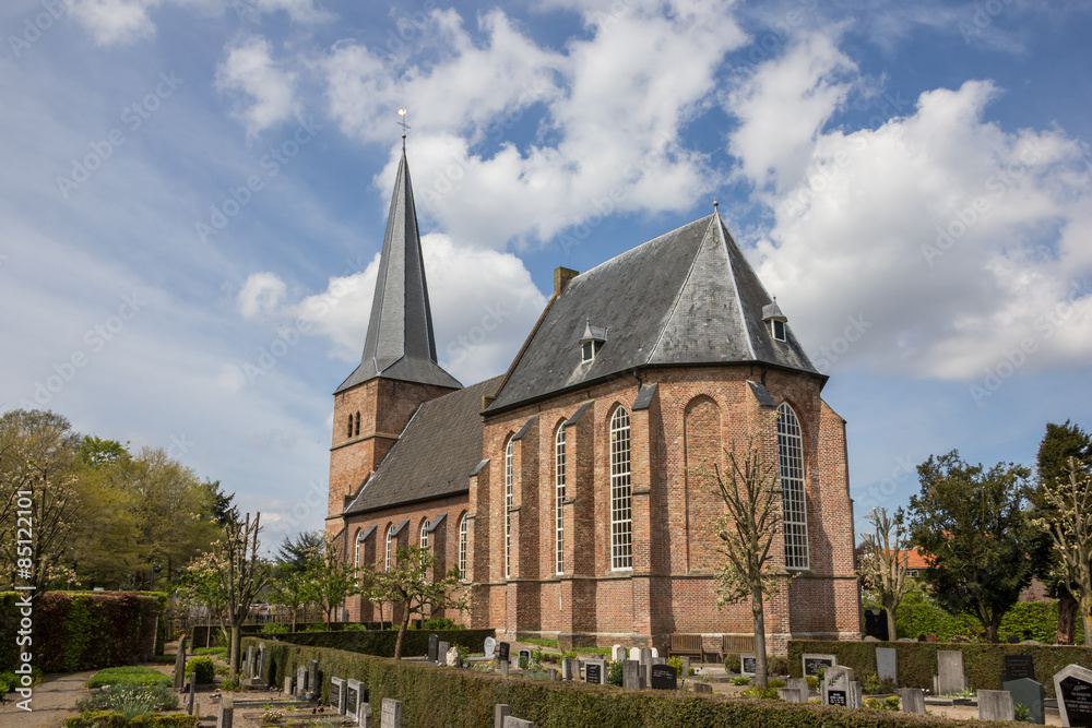 Church of Groesbeek and cemetary