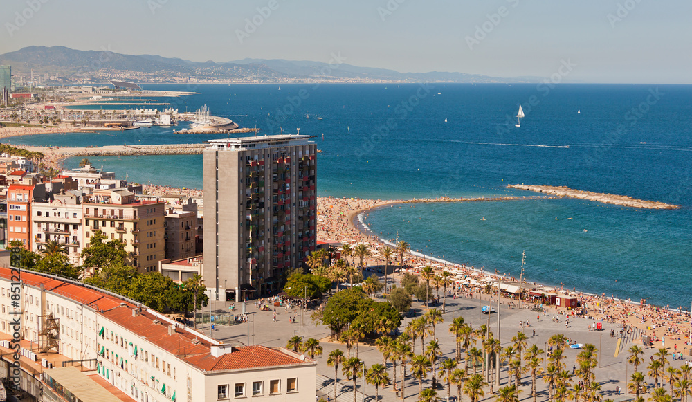 Obraz premium Barceloneta beach
