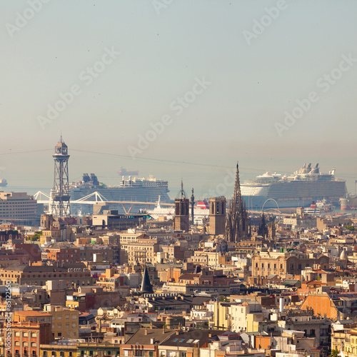 Panorama view of Barcelona © LALSSTOCK