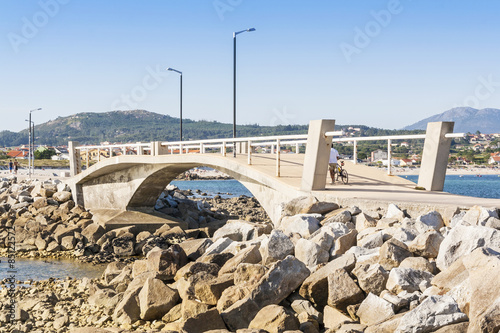 Bridge on the coast photo