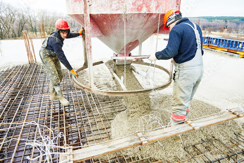 concreting works  photo