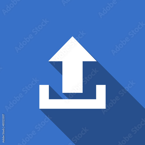 Free Download upload flat icon - GFXLoad