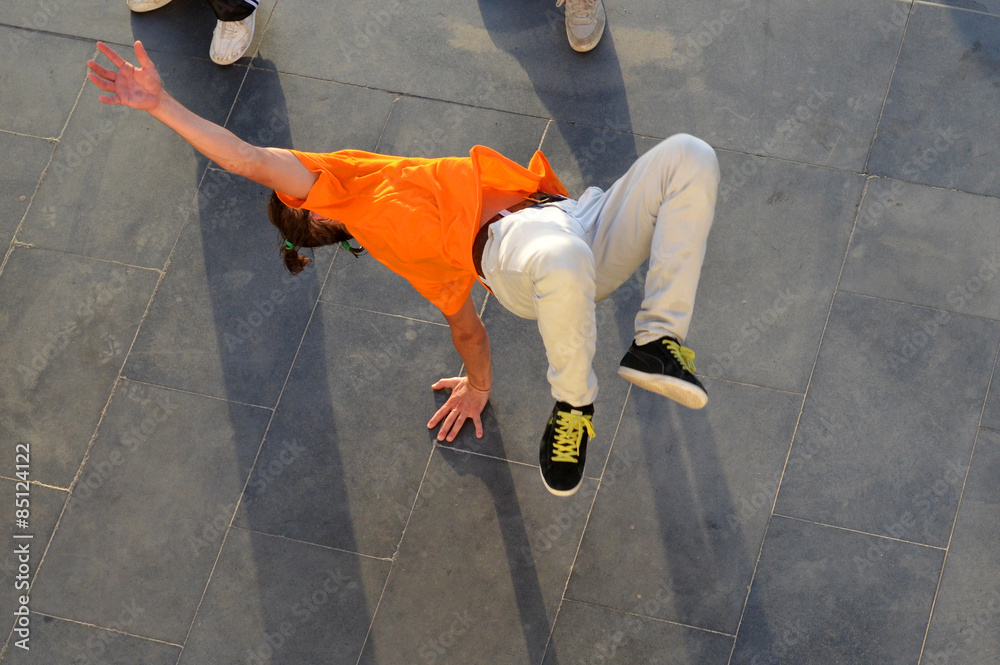 Naklejka premium Break Dance