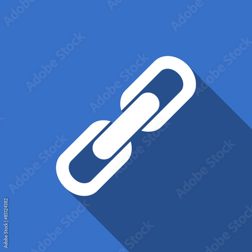 link flat icon chain sign