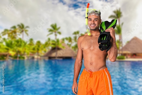 Swimsuit, snorkeling, snorkel. © BillionPhotos.com