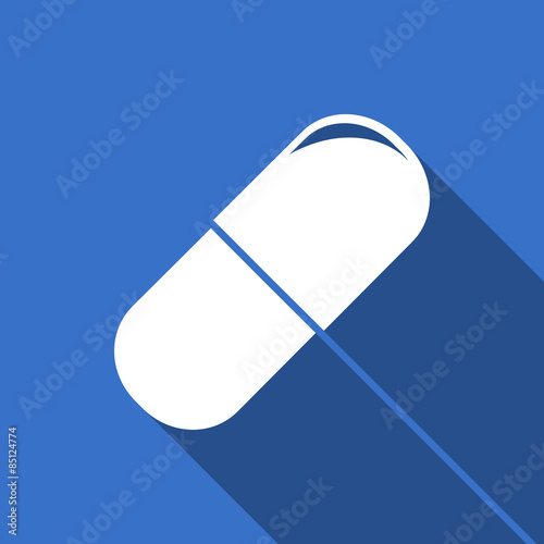 drugs flat icon medical sign photo