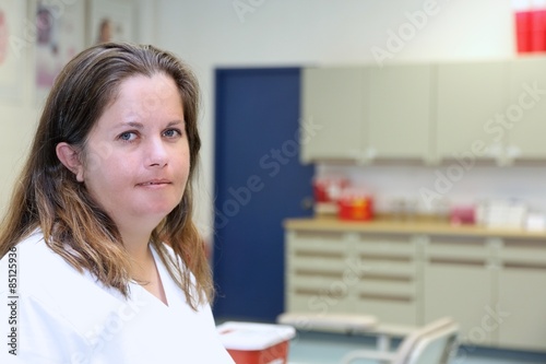 Female Healthcare Professional with copy space