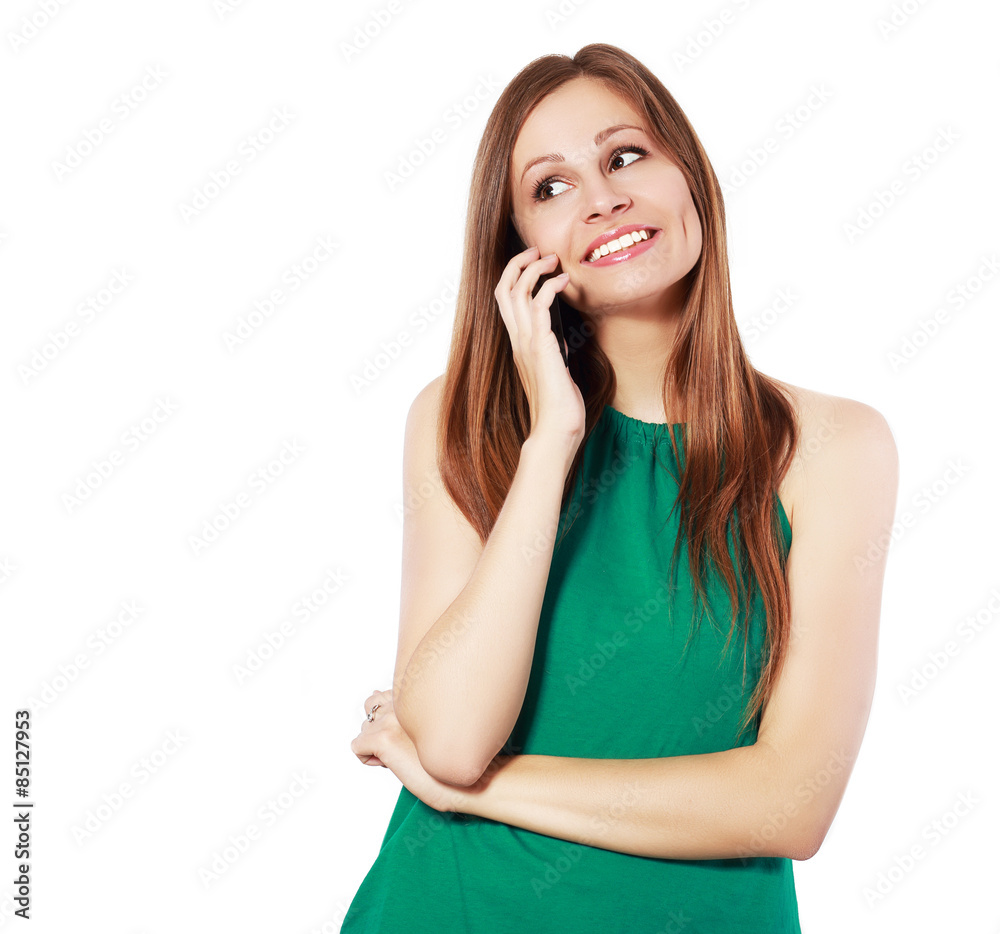 woman talking on mobile