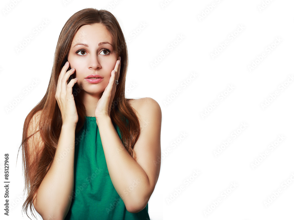 upset young woman upset young woman