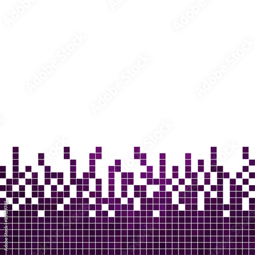 abstract square pixel mosaic background